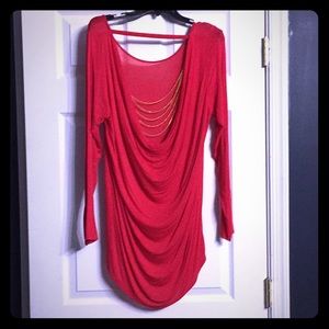 Charlotte Russe Red tunic
